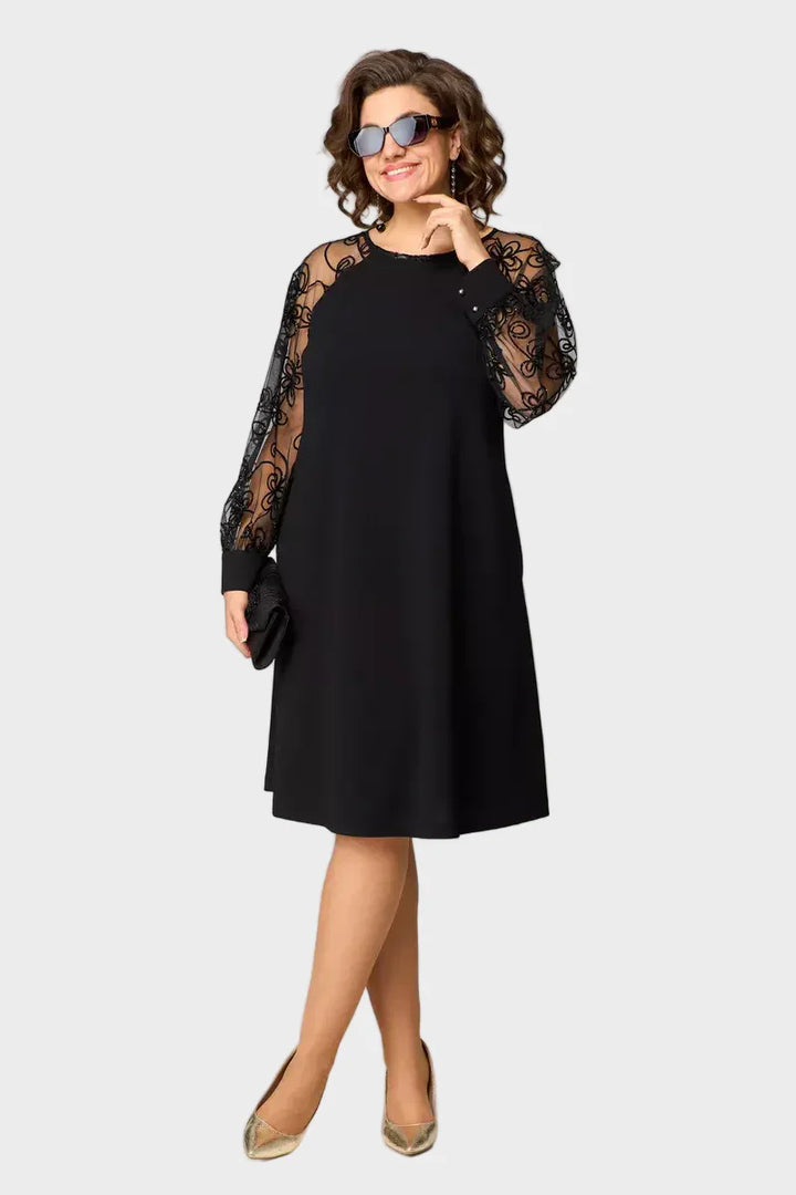 Kalina - Elegantna crna haljina