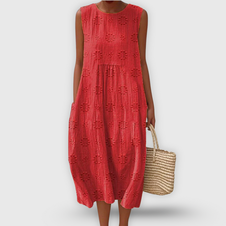 Amalina™ - Elegantna Pamukasta Haljina