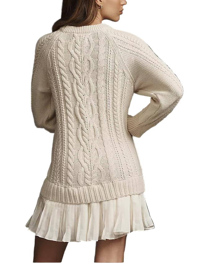 Nika - Kratka pletena haljina