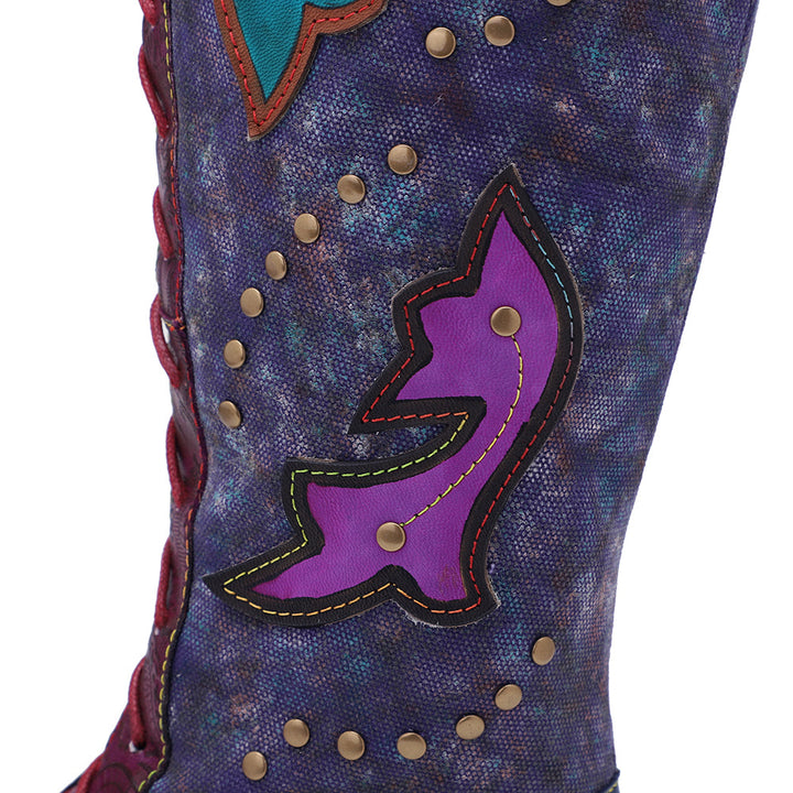 Perla -  Čizma u umjetničkim bojama