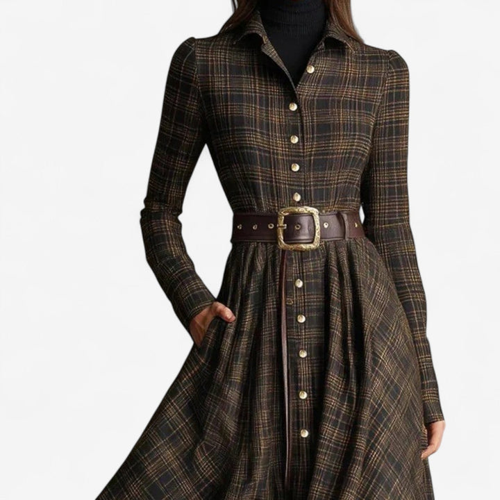 Sara - Vintage maksi haljina