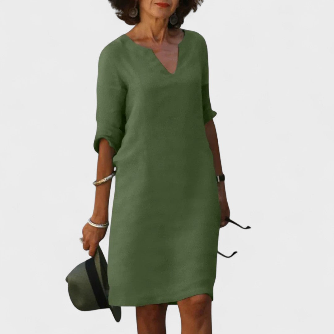 Lana - Haljina s V-izrezom