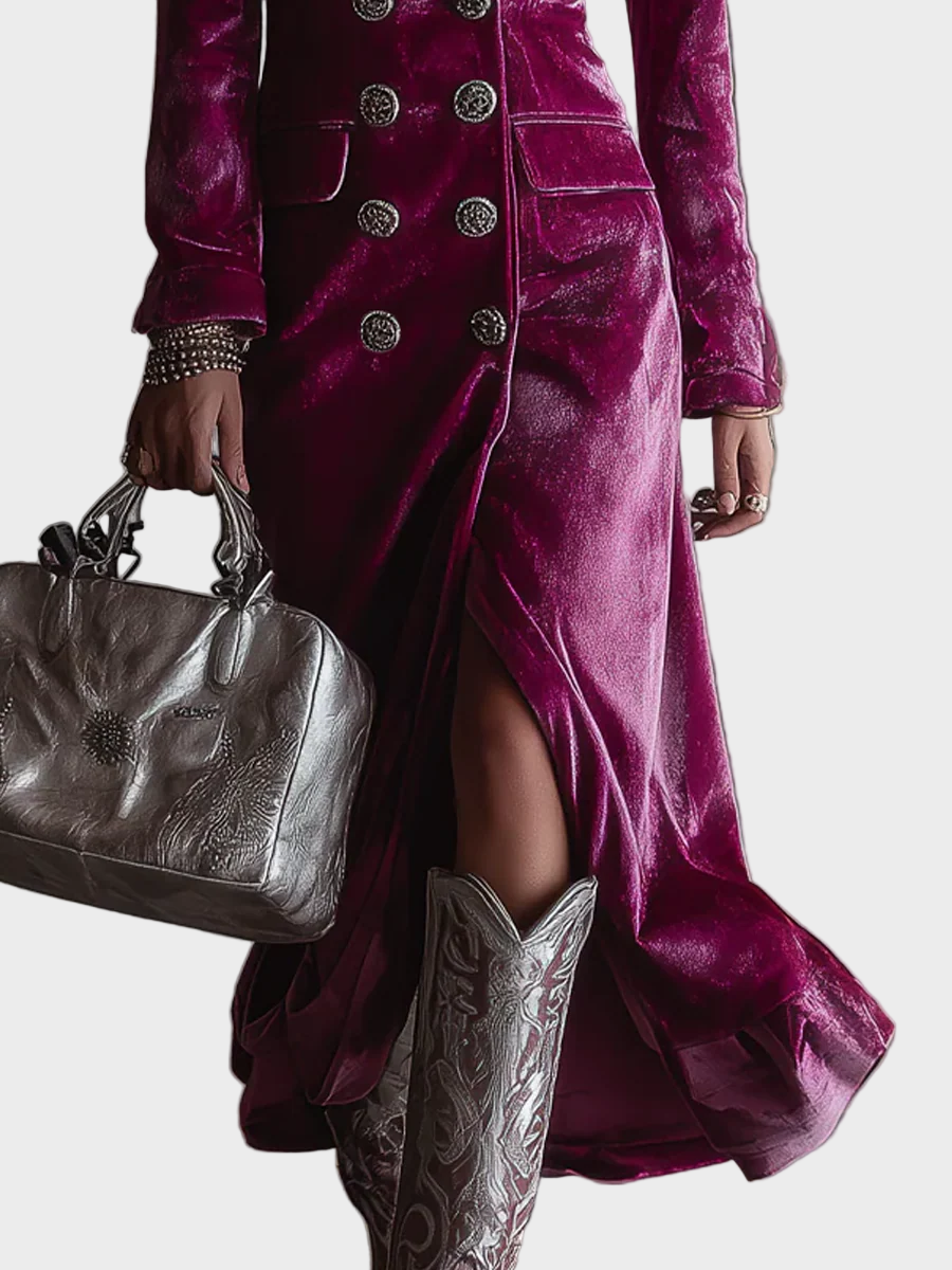 Paulina - Baršunasta maksi haljina