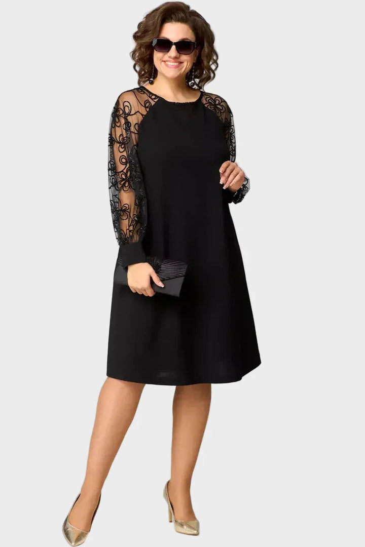 Kalina - Elegantna crna haljina