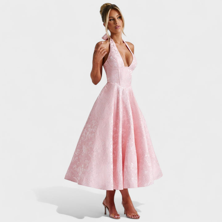 Julieta – Midi haljina s halter izrezom