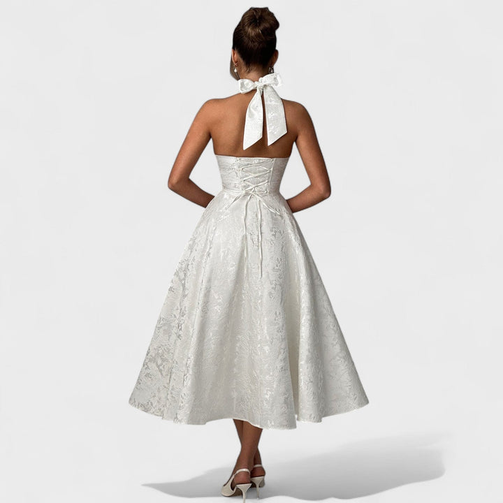 Julieta – Midi haljina s halter izrezom