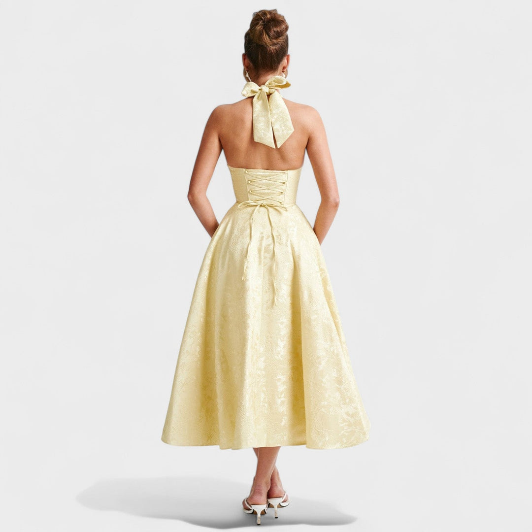 Julieta – Midi haljina s halter izrezom