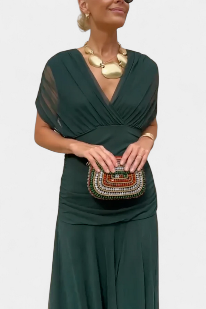 Eloria | Elegantna Ženska Haljina | Romantična Duga Cvjetna Haljina