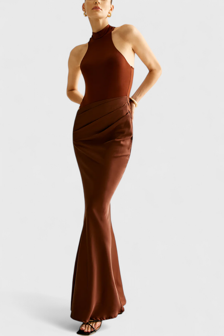 Leona Maxi Haljina s Tank Top Stilom i Izduženom Siluetom