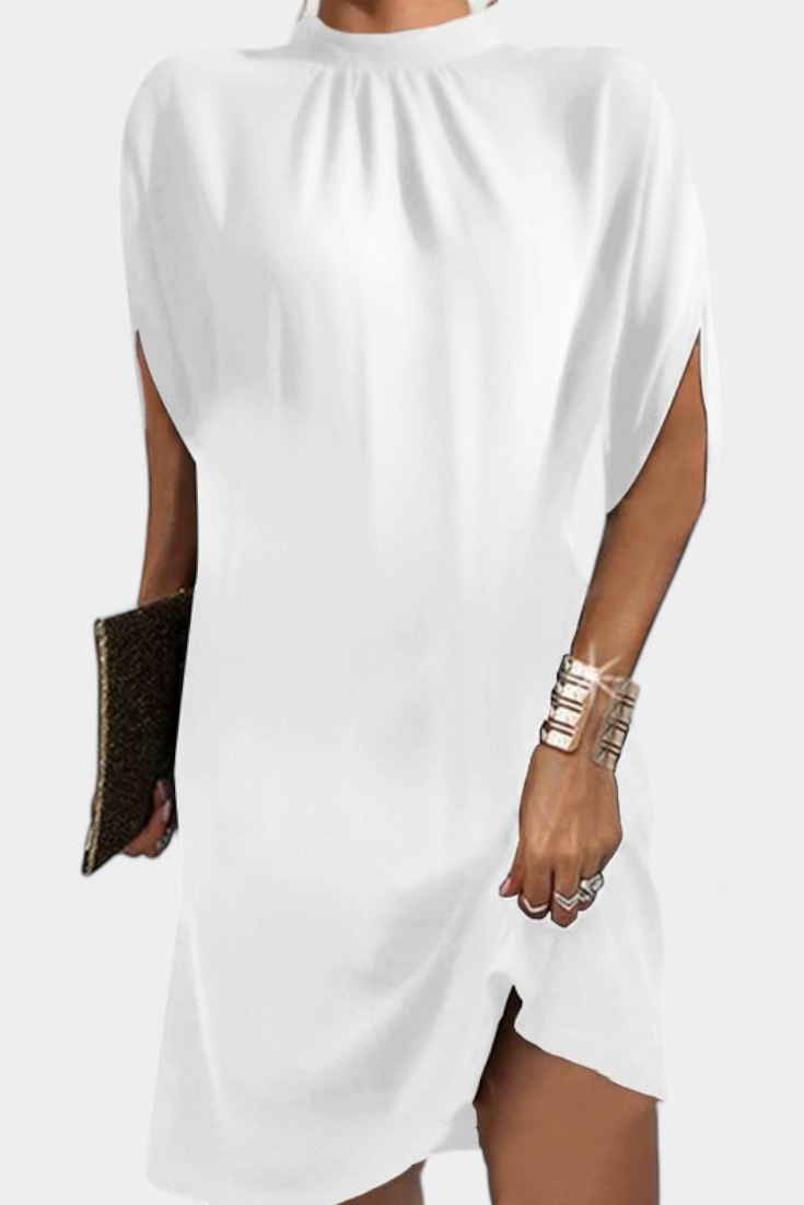 Ena Midi Haljina Bez Vremenskog Okvira s Okruglim Izrezom