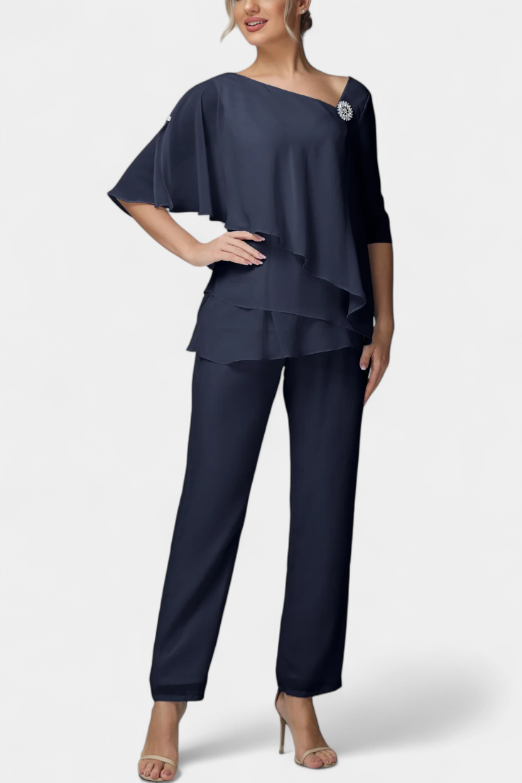 Lana Dvije Dijela s Ženskom Siluetom bez Napora