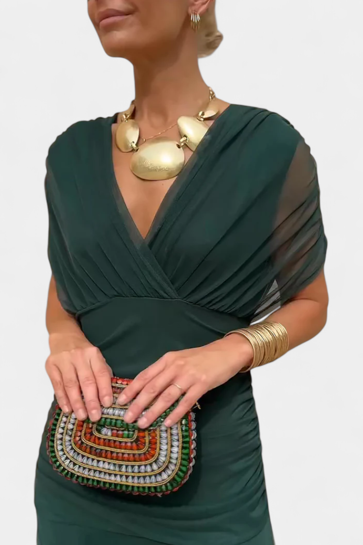 Eloria | Elegantna Ženska Haljina | Romantična Duga Cvjetna Haljina